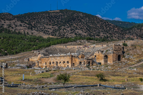 ancient antique buildings and ruins