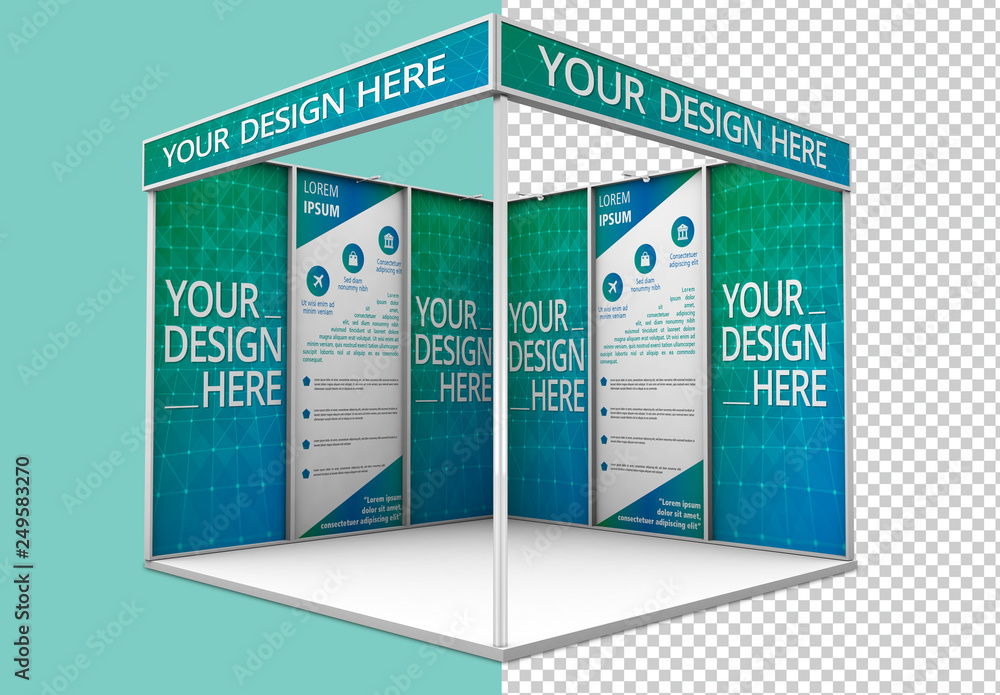Exhibition Stand Mockup Stock Template | Adobe Stock