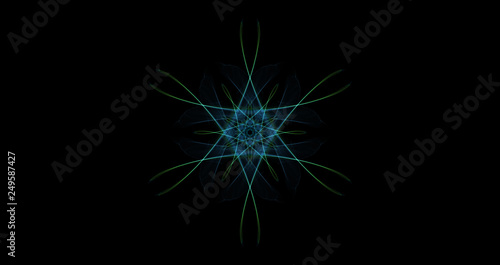 abstract gothic symmetrical flame pattern