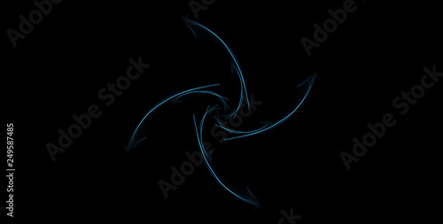 abstract gothic symmetrical flame pattern