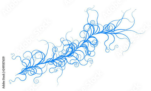 Abstract flower pattern