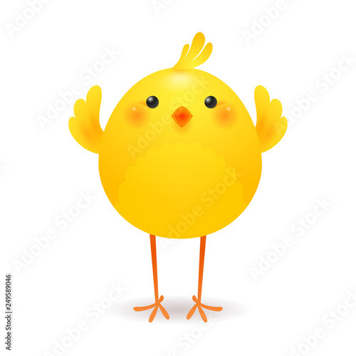 Happy little chicken