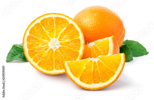 Orange fruit isolated