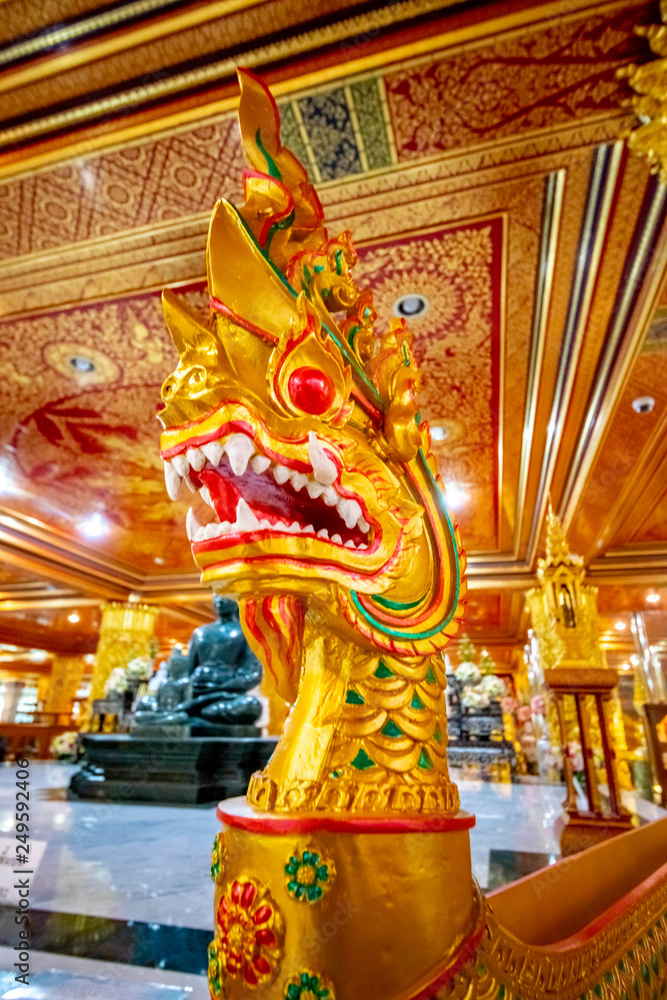 Wat Paknam Bhasicharoen Temple in Bangkok, Thailand