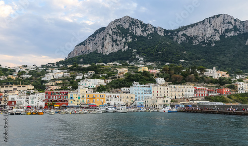 General view of Capri Island in Naples, Italy © EvrenKalinbacak