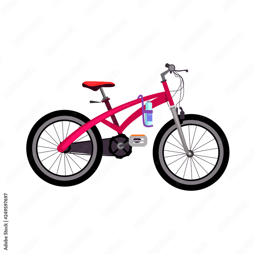 Sport bicycle illustration