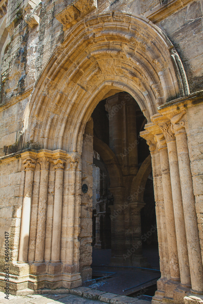 ruins of a medieval monastery