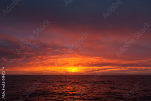 Antartic sunset landscape, south pole © foto4440