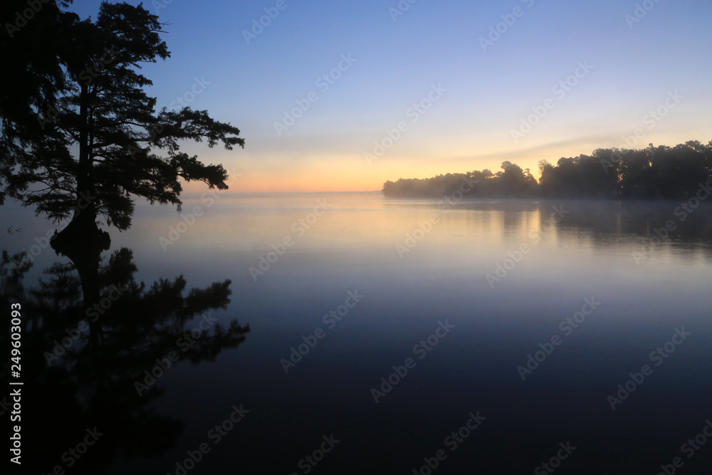 Sunrise over Reelfoot Lake State Park, Tennessee