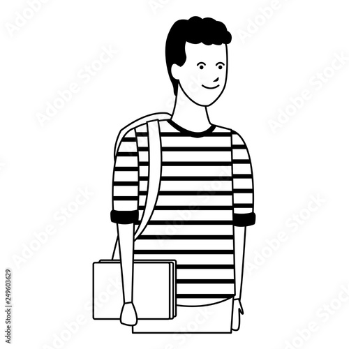 guy bagpack casual
