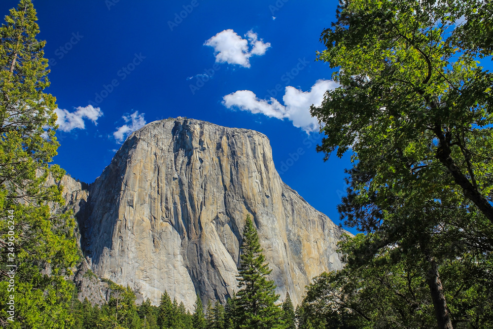 El Capitan Granite Monolith in Yosemite National Park