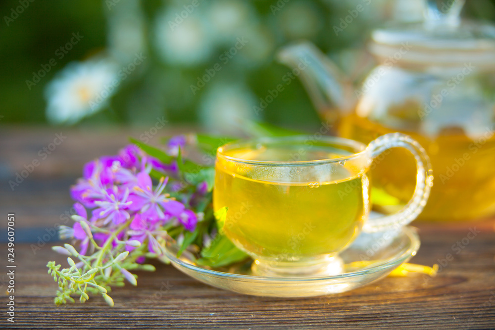 delicious green tea in beautiful glass bowl on table delicious green tea in beautiful glass bowl on table