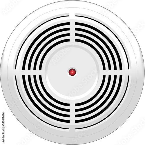 Smoke Detector Vector Illustration