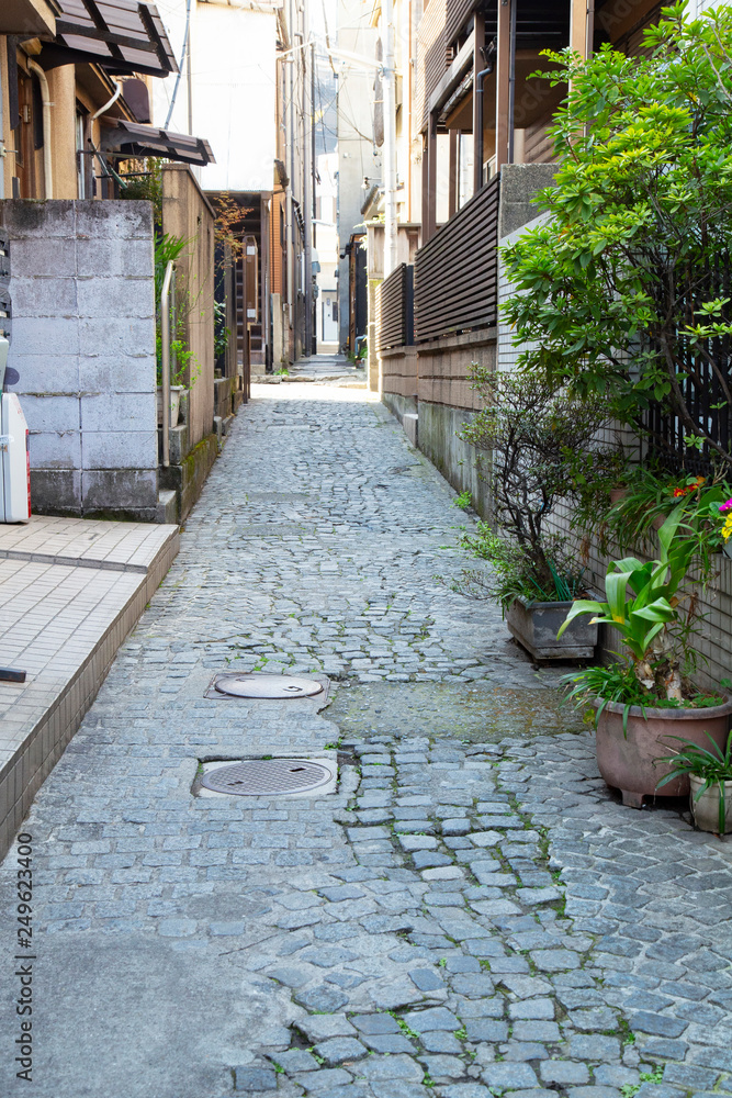 Obraz premium 神楽坂の路地裏（兵庫横丁）
