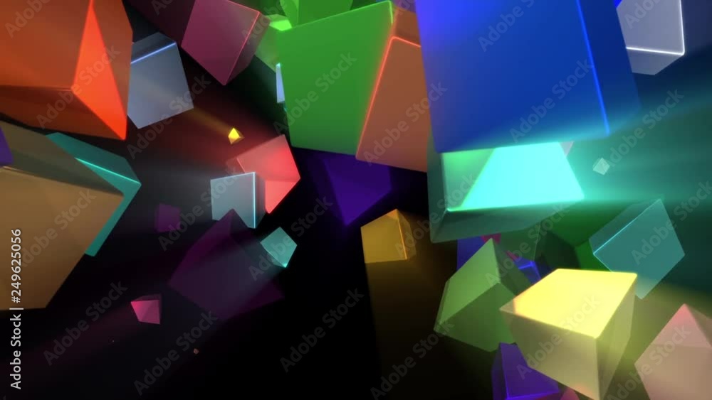 Psychedelic Colorful Shine Rays Rotating Cubes Abstract Motion Background Loop 1 Psychedelic Colorful Shine Rays Rotating Cubes Abstract Motion Background Loop 1