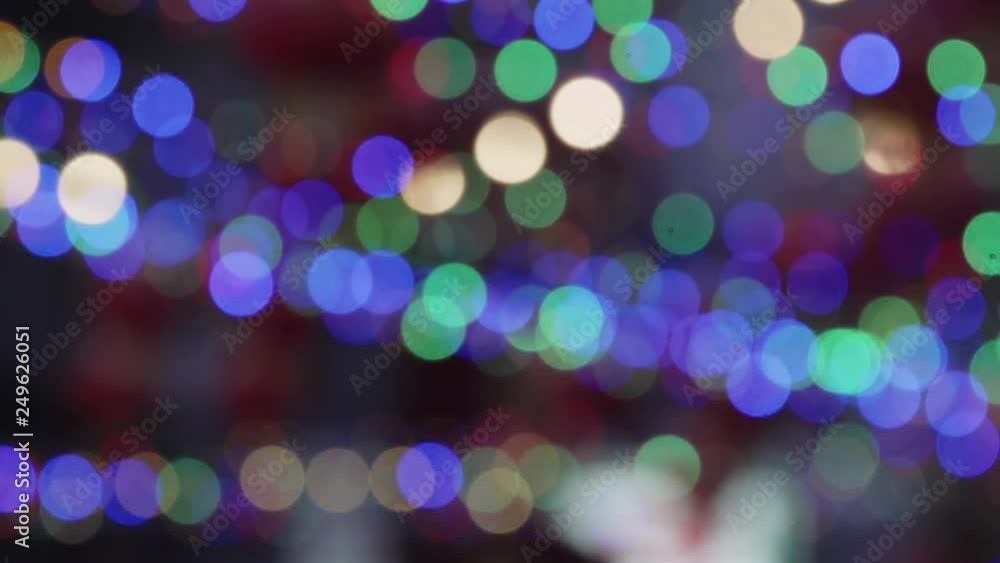 Defocused bokeh dancing light in festival Defocused bokeh dancing light in festival