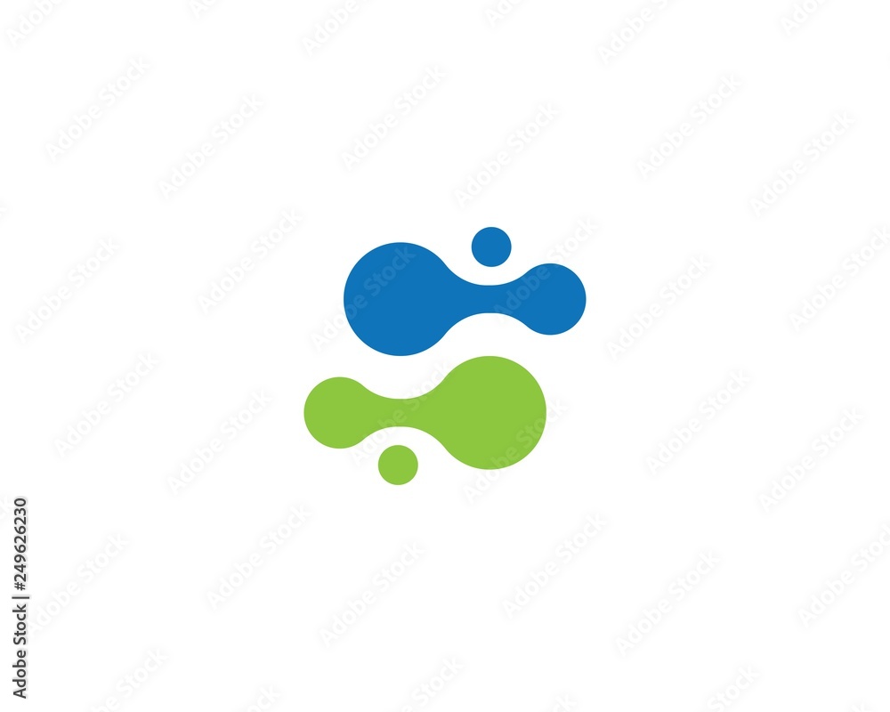 Samolepka DNA logo vector