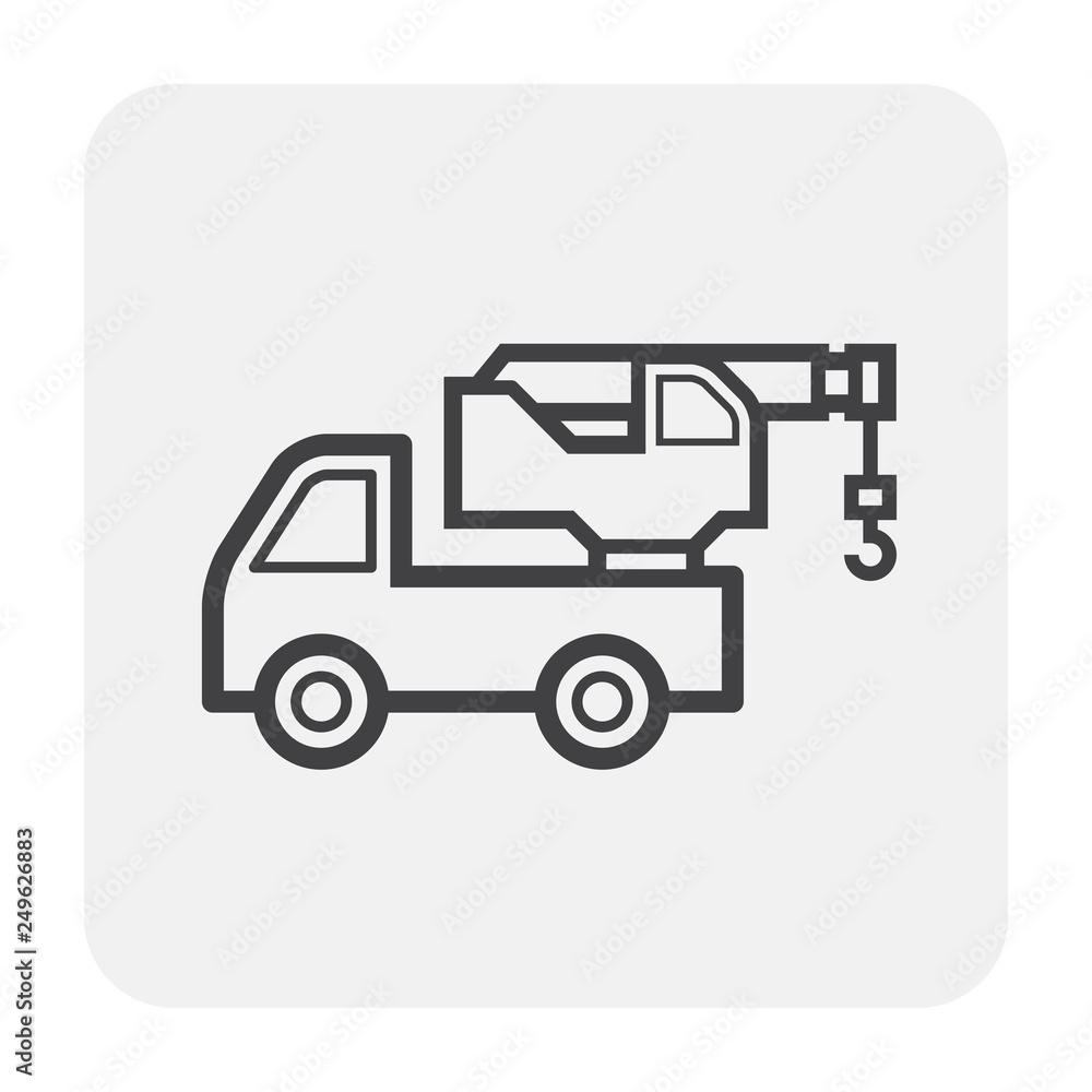 mobile crane icon