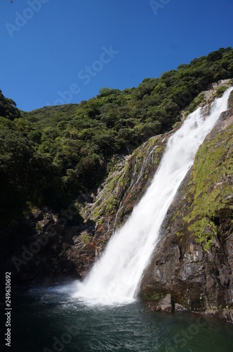 waterfall in the island