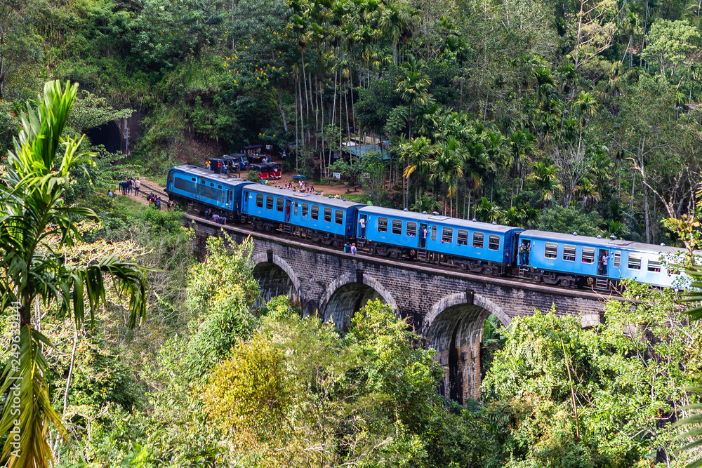 Famous Demodara Nine Arch Bridge. Ella, Sri Lanka. Famous Demodara Nine Arch Bridge. Ella, Sri Lanka.