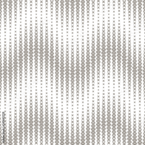 Monochrome seamless pattern, texture. It consists of geometric elements of light brown color, located on white background.