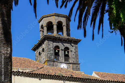 Photo Picture Image of old colonial buidings in la laguna tenerife canary islands spain photo