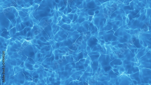  Ripple Caustics.caustics below the water surface.Water surface background animation.Pool water with shiny rays. Clear water with shining caustics.
