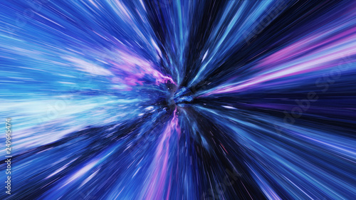 Time vortex tunnel background.Wormhole though time and space.Seamless loop wormhole straight through time and space, warp straight ahead through this science fiction photo