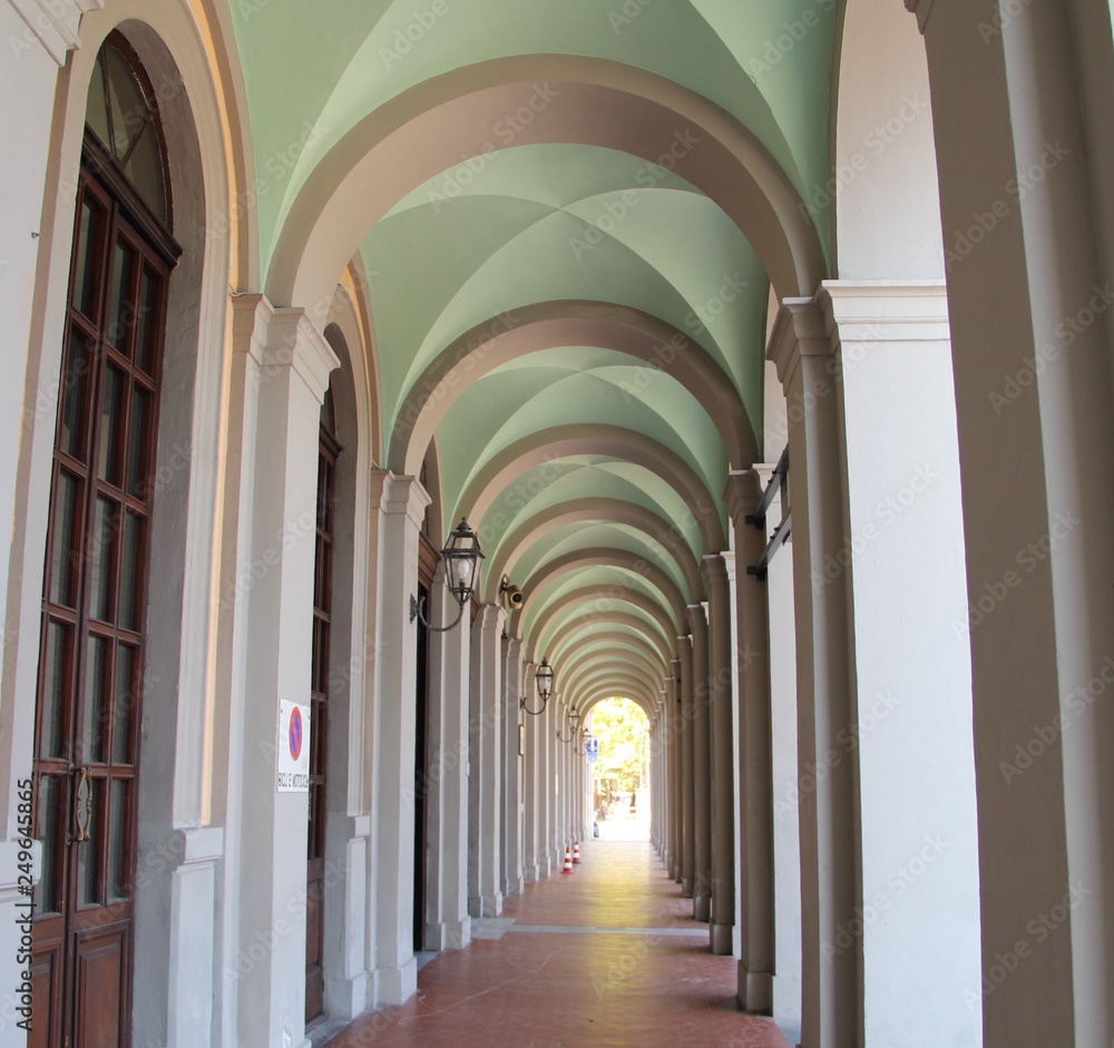 architectural arches at the railway station