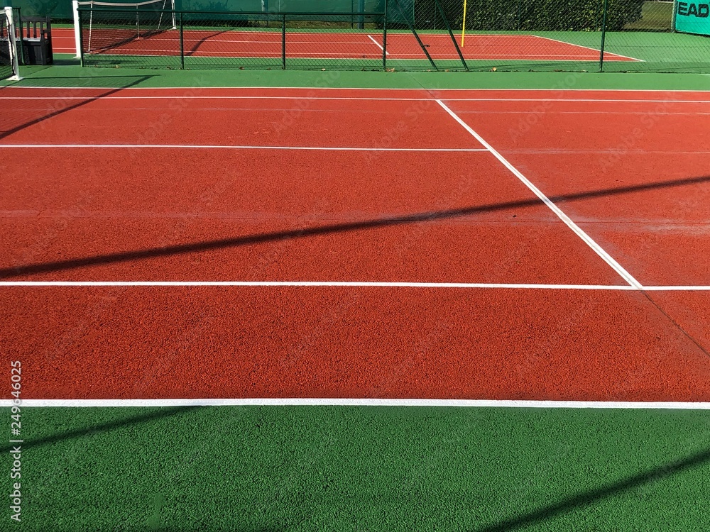 terrain de tennis Stock Photo | Adobe Stock