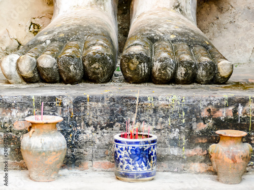 Photography pottery in the market, digital photo picture as a background