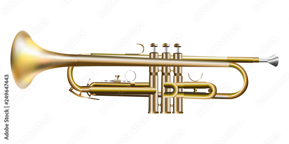 Obraz premium 3d_trumpet