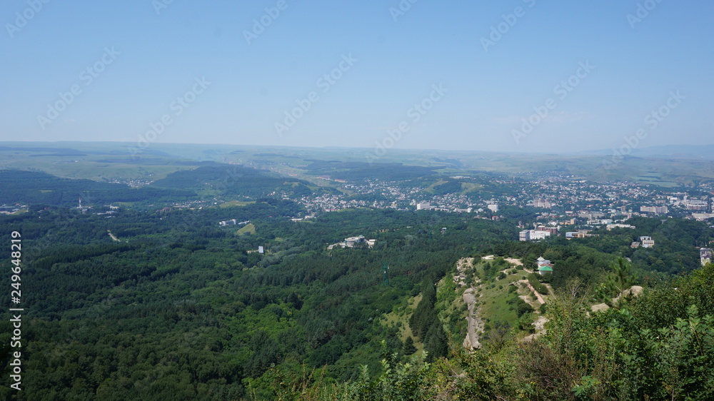panoramic view of the valley