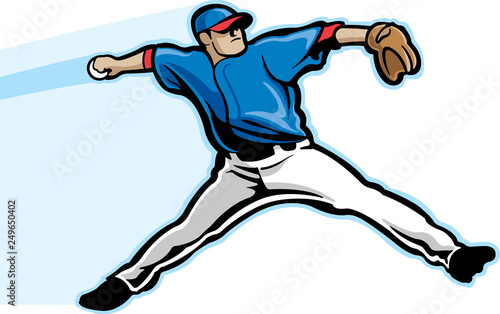 Baseball pitcher