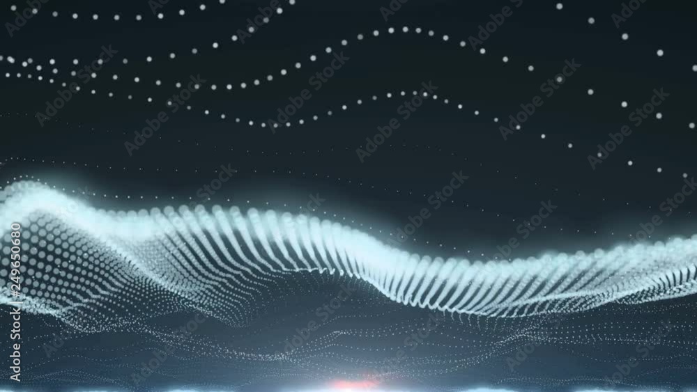 Abstract silver and light blue dots and lines wave scannig technology animation. Business backdrop 4k footage. Abstract silver and light blue dots and lines wave scannig technology animation. Business backdrop 4k footage.