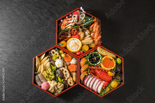 典型的な日本料理　和食　Typical Japanese cuisine