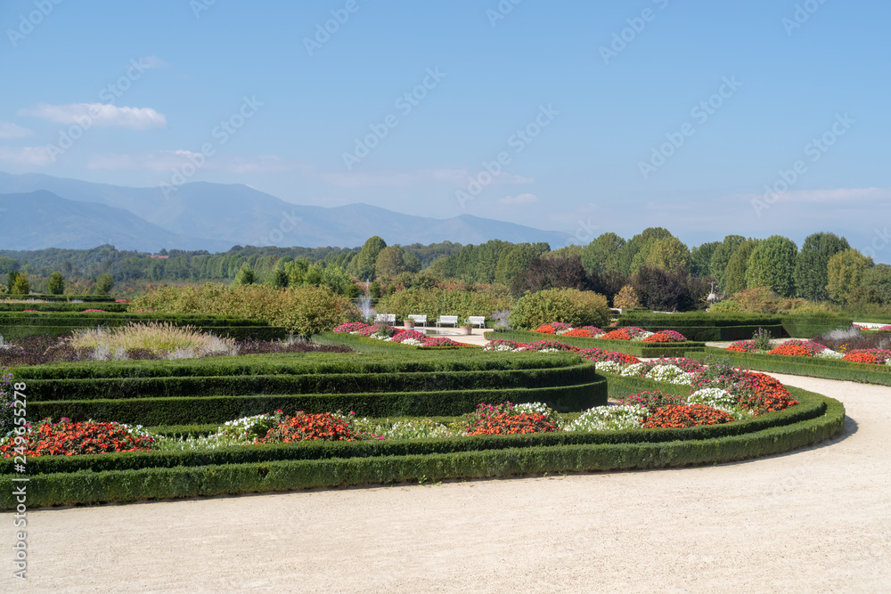 Savoy Royal Palace Garden, Venaria Reale. Turin. Italy