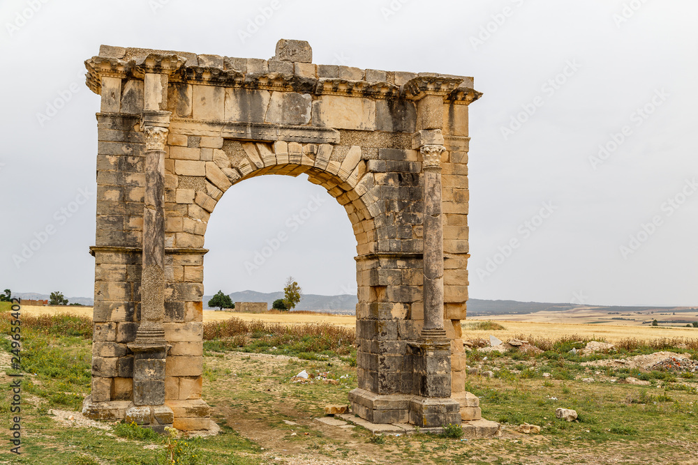 Ruins of the ancient town Musti (Mustis), Tunisia