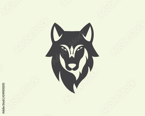 Head wolf logo design inspiration