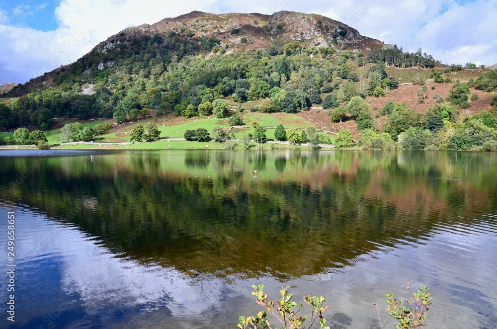 Mountain reflected in the Lake