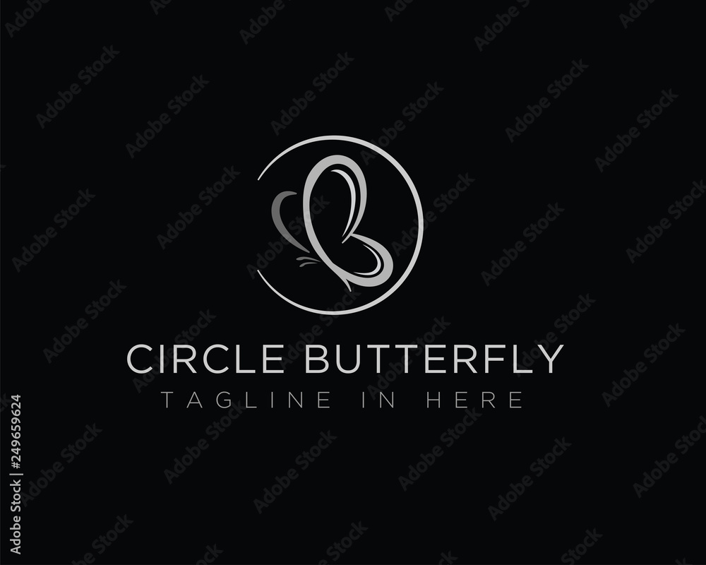 CB Initial logo circle butterfly design inspiration CB Initial logo circle butterfly design inspiration