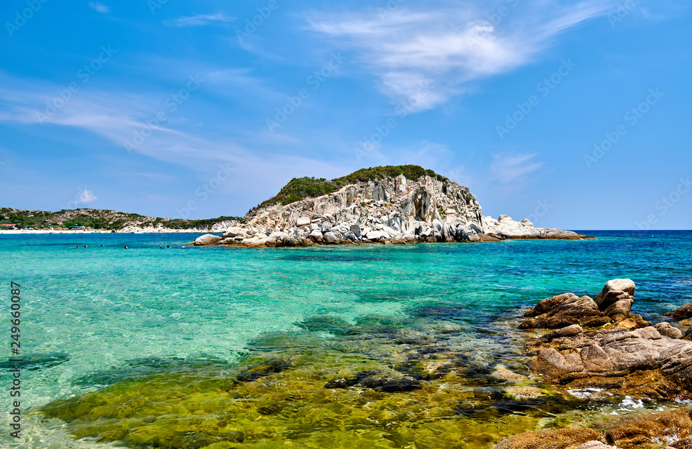 Beautiful beach landscape, Sithonia, Greece