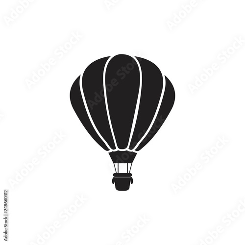 Hot air balloon icon