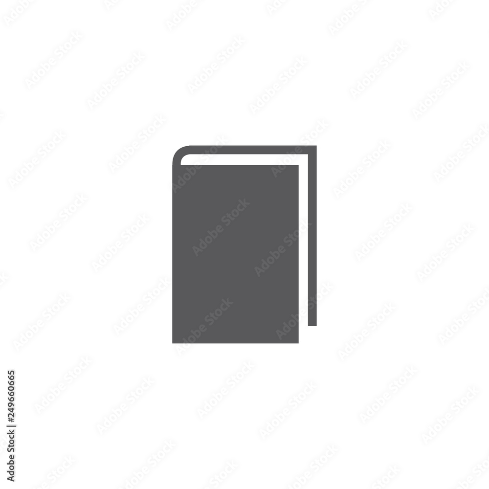 Book icon isolated on white background Book icon isolated on white background