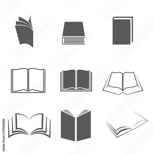Book icon set
