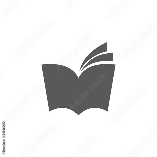 Book icon isolated on white background © credon2012