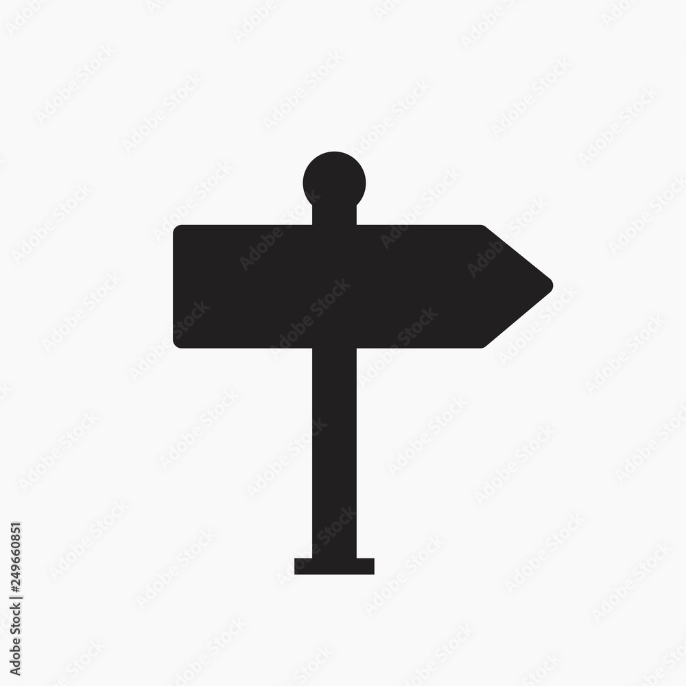 signpost vector icon