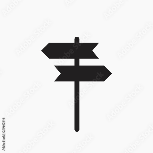 signpost vector icon