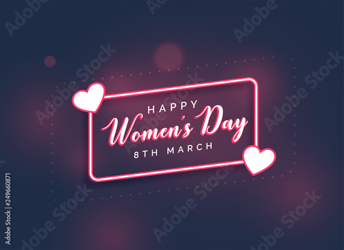 stylish happy women's day lovely background