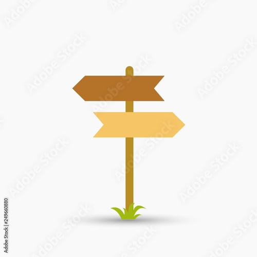 Road sign vector